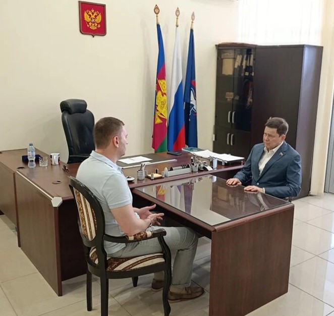 Сергей Кривоносов провел рабочую встречу с представителем Роспотребнадзора в городе Сочи